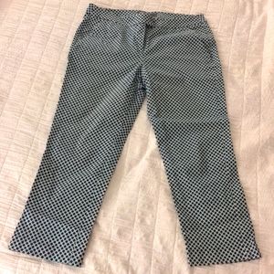 Donna Ricco Diamond Print Pants